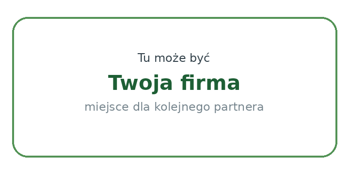 Tu może być Twoja firma